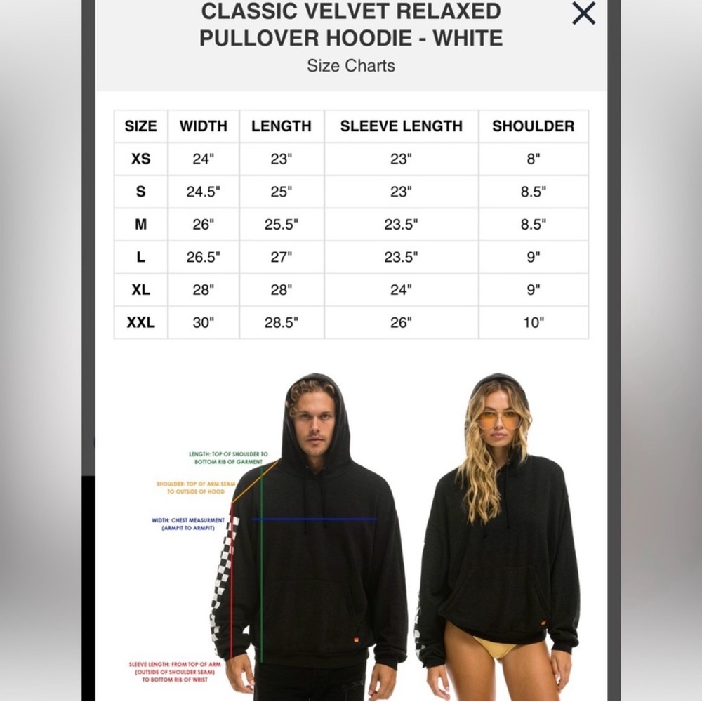 Aviator Nation White Velvet Hoodie - Picture 6 of 6